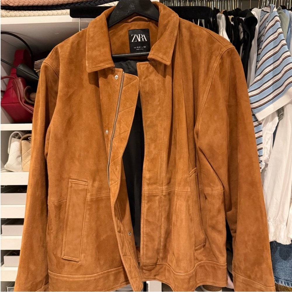 Zara Genuine Suede Jacket